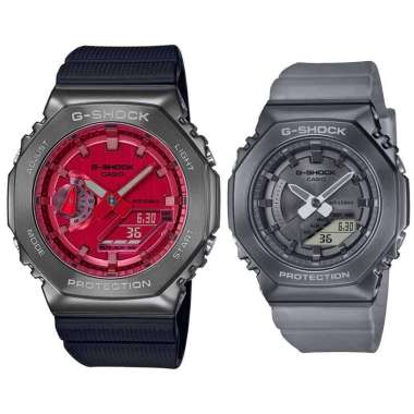 JAM TANGAN COUPLE ORIGINAL CASIO GM 2100B 4A WITH CASIO GM S2100MF 1A JAM COUPLE ORIGINAL CASIO GM-2