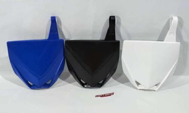 Papan Nomor Plat Number YZ85 YZ 85 NEW ACERBIS BMC Putih