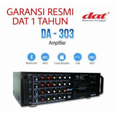 Power Ampli dat DA303 Amplifer DAT DA 303 EQUALIZER PLUS usb bluetooth