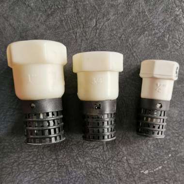 Tussen Klep dan Foot Klep PVC Ukuran 1/2, 3/4, 1 inch Foot Klep 3/4 inch