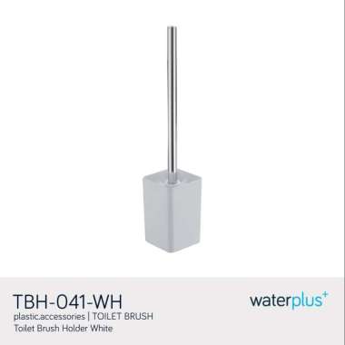 waterplus+ | Toilet Brush Holder White | TBH-041-WH White Jakarta