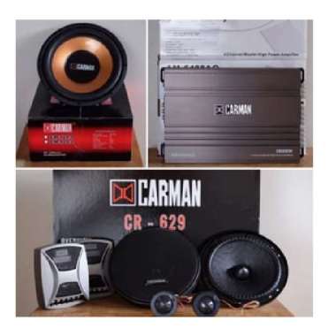 PROMO PAKET AUDIO MOBIL MERK CARMAN FULL SET