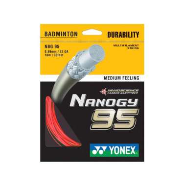 YONEX BADMINTON GUT NANOGY BG95 RED