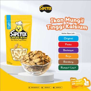 SI PETEK Snack Crispy ikan Tinggi Kalsium - Non MSG Abon Tuna