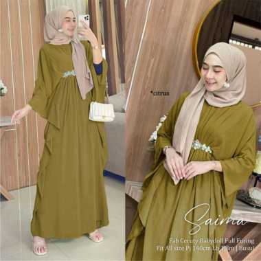 SAIMA KAFTAN BAJU KAFTAN TALI BUNGA KAFTAN MEWAH SIMPEL KAFTAN TERBARU CITRUS