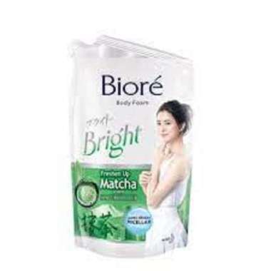 Promo Harga Biore Body Foam Bright Freshen Up Matcha Scent 450 ml - Blibli