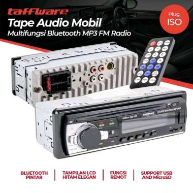 Tape Audio Mobil Multifungsi Bluetooth MP3 FM Radio - JSD-520 - Blac