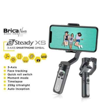 Brica B-Steady XS Gimbal HP 3-Axis Smartphone Stabilizer B steady Black