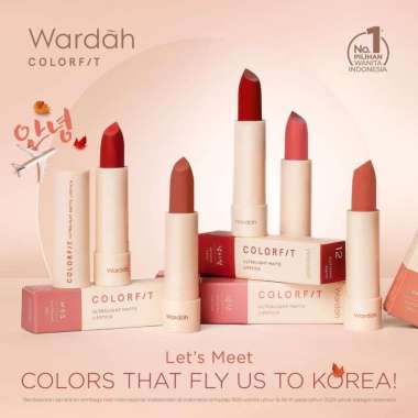 WARDAH COLORFIT ULTRALIGHT MATTE LIPSTICK KOREAN SERIES 09 Romantic Namsan