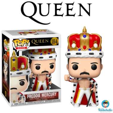 Funko POP! Rocks Queen - Freddie Mercury King (Crowned) #184