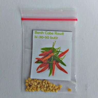 Benih cabai / cabe rawit isi puluhan biji bibit sayuran