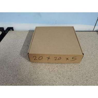 Kardus Diecut Pizza Polos - 20x20x5