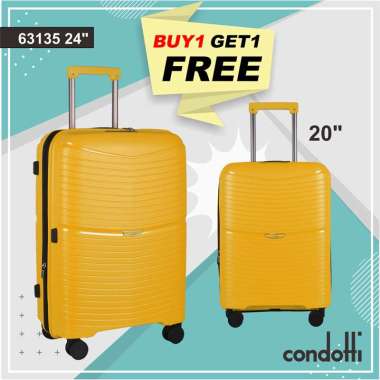 Koper - Trolley Case Condotti 63135 - 24 inch Free 20 inch Yellow