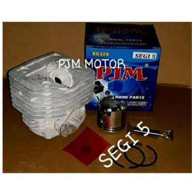 Cylinder Blok Blok Komplit Mesin Potong Rumput 328 Model 5 Segi Putih