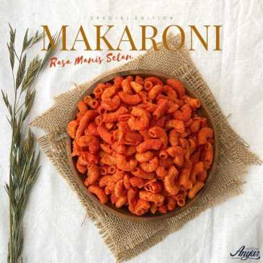 MAKARONI ANEKA RASA KEJU, MAKARONI SETAN, MAKARONI PEDAS BBQ @250gr Manis Pedas
