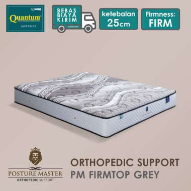 Quantum Kasur Orthopedic Posture Master Firmtop - Hanya Kasur 100 x 200 Grey -