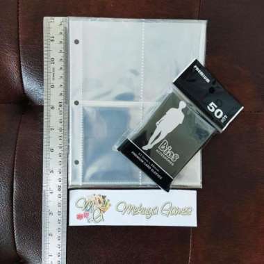 Sultan 8p A5 Sleeve 4p Page Binder 67x92mm 2R Pokemon Sport KPop Photo 6 + hitam