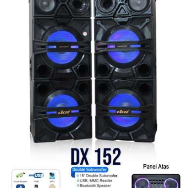 Speaker Aktif Dat 15 inch dx 152 double subwoofer