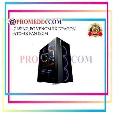 CASING PC VENOM RX DRAGON ATX-4X FAN 12CM