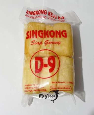 Singkong Keju Siap Goreng D9 | Singkong Siap Goreng +-700g