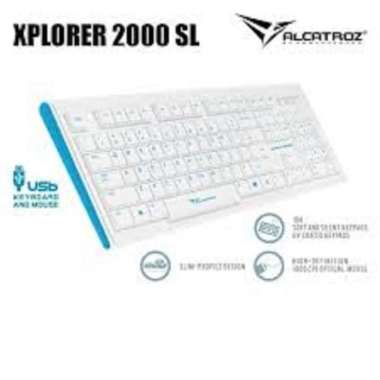 Alcatroz Xplorer 2000SL Keyboard Mouse Combo - murah