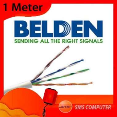 Kabel Belden Cat5E - Kabel Lan UTP Cat 5 Belden Original Meteran / Ori
