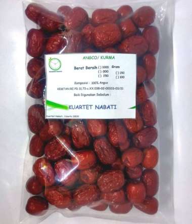 500gr Kuartet Nabati Angco - Hong Zao (Red Dried Dates) Premium Kecil/A