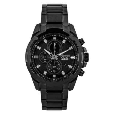 Jam Tangan Pria Alexandre Christie AC 6523 MC Original Black
