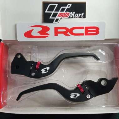 Handle Rem set E+ Lever by RCB original Honda Beat Fi Black Series