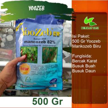 Yoozeb 500 Gram Fungisida Mankozeb Biru Karat Daun
