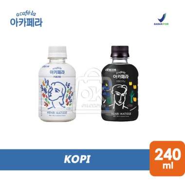 Kopi Korea Binggrae Acafela Premium Coffee (Botol 240ml) Americano/Black