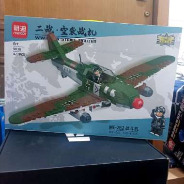 brick pesawat terbang ME-262 WW II AIR STRIKE FIGHTER