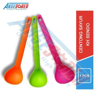 Aksesoren Centong Sayur Plastik KH Sendo [1 Pcs] / Sendok Sayur Pelastik Tebal Irus Sup Sop / Sendok