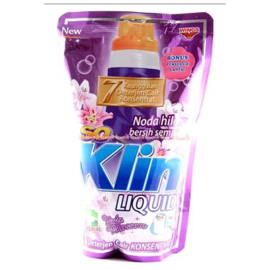 Promo Harga So Klin Liquid Detergent + Anti Bacterial Violet Blossom 750 ml - Blibli