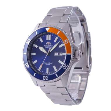 Orient RA-AA0913L19B Kanno Driver Automatic Jam Tangan Pria Stainless Steel Silver Blue