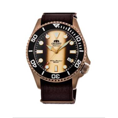 Orient RA-AC0K05G00B 70th Anniversary Limited Edition Jam Tangan Pria Leather strap Brown