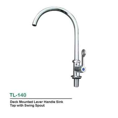 Kran cuci piring/angsa WASSER TL140 / keran wastafel / keran angsa CHROME