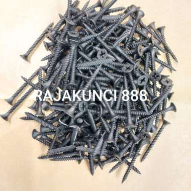Skrup gypsum 2.5cm 1inch / Sekrup gipsum 2.5cm 25mm 1inch skrup silver