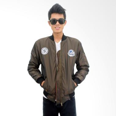 Kezora Spedli Jacket bomber Pria - Brown