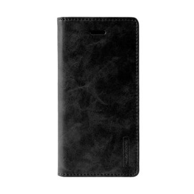 Goospery Mercury Bluemoon Flip Cove ... one 6 / iPhone 6s - Hitam