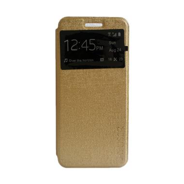 MyUser Flip Cover Casing for Oppo Neo 7 - Gold