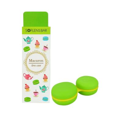 Soflensbar Macaron Contact Lens Case - Green