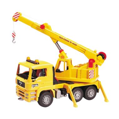 Bruder Toys MAN TGA Crane Truck Diecast Mainan Mobil/ Truck Anak Diecast Kuning
