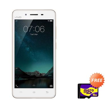 VIVO V3 Smartphone - Gold [32GB/RAM 3GB] + Free MicroSD 16GB