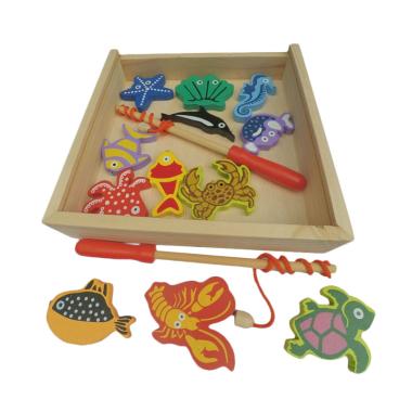 Istana Bintang Mainan Kayu Kolam Mancing