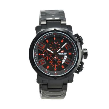 Chronoforce 5228MB Jam Tangan Pria - Hitam Merah Black red