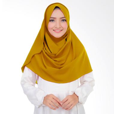 Cotton Bee Syakilla Hijab Instant / Pashmina Instan - Mustard