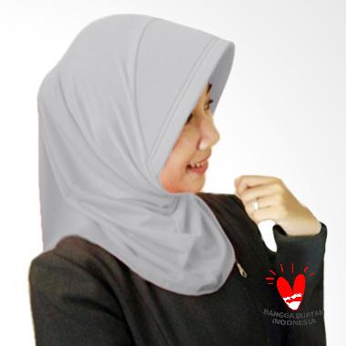 Milyarda Hijab Instant Marshanda silver