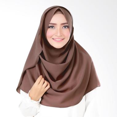 Cotton Bee Syakilla Hijab Instant - Dark Choco