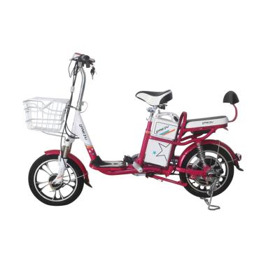 BELI Langtu New Coyote Type Sepeda Listrik - Pink